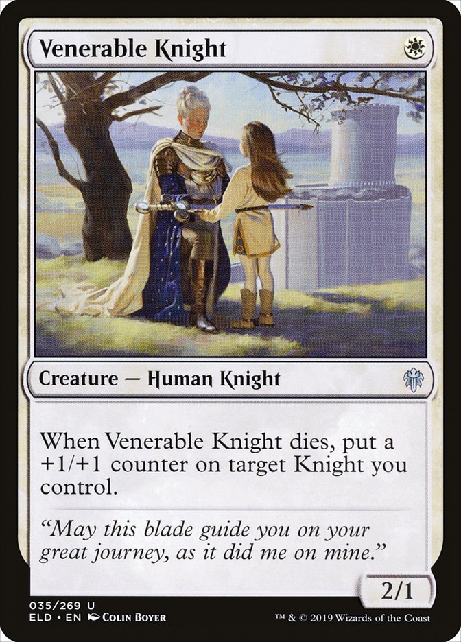 Venerable Knight [Throne of Eldraine] Magic: The Gathering