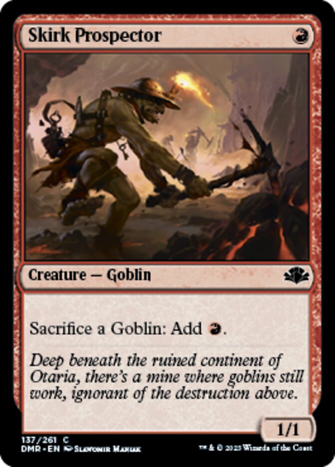 Skirk Prospector [Dominaria Remastered] Magic: The Gathering