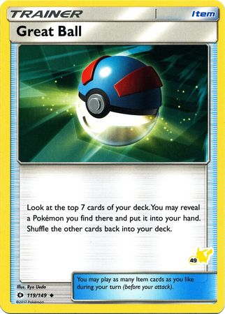 Great Ball (119/149) (Pikachu Stamp #49) [Battle Academy 2020] Pokémon
