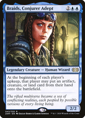 Braids, Conjurer Adept [Double Masters] Magic: The Gathering