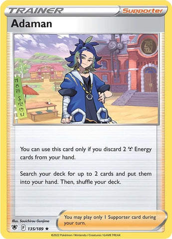 Adaman (135/189) (Theme Deck Exclusive) [Sword & Shield: Astral Radiance] Pokémon