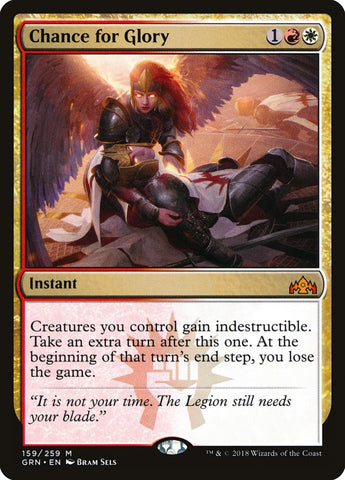 Chance for Glory [Guilds of Ravnica] Magic: The Gathering