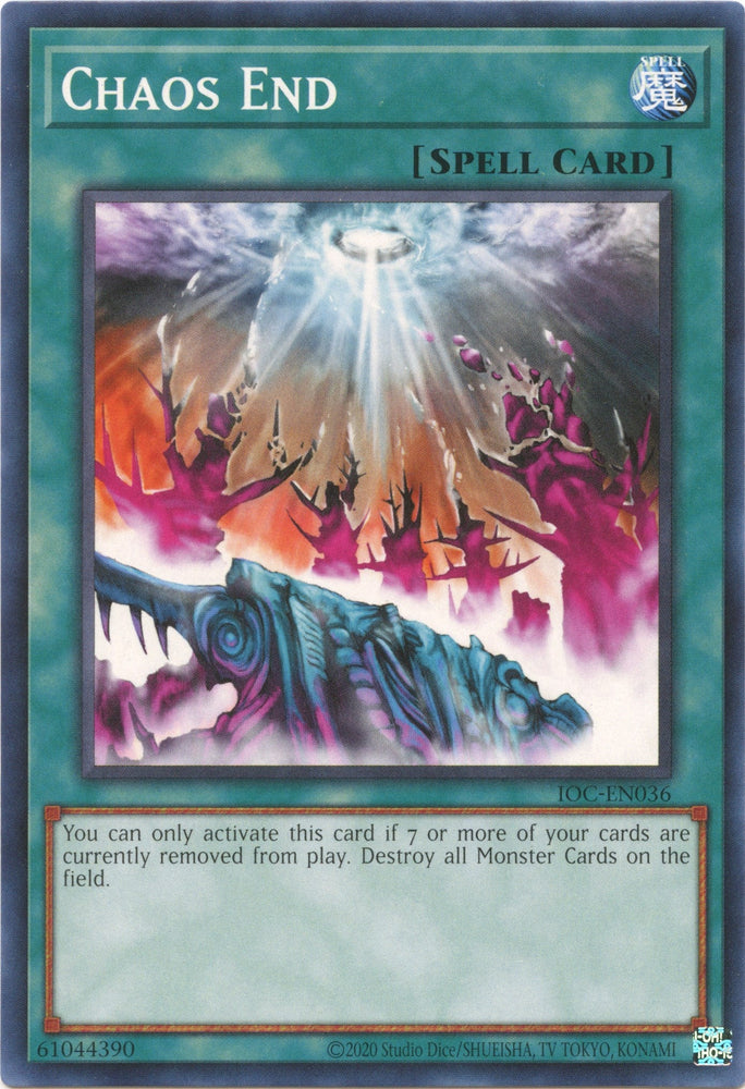 Chaos End (25th Anniversary) [IOC-EN036] Common Yu-Gi-Oh!