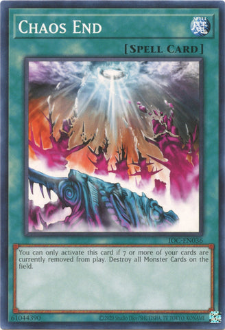 Chaos End (25th Anniversary) [IOC-EN036] Common Yu-Gi-Oh!