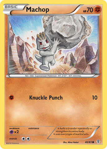 Machop (40/83) [XY: Generations] Pokémon