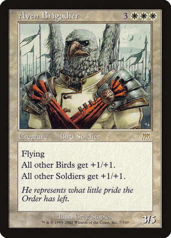 Aven Brigadier [Onslaught] Magic: The Gathering