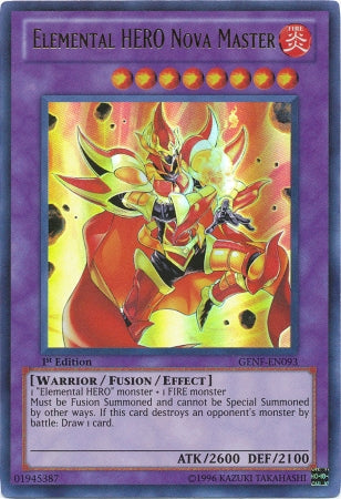 Elemental Hero Nova Master [GENF-EN093] Ultra Rare Yu-Gi-Oh!