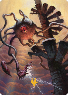 Death Kiss Art Card (Gold-Stamped Signature) [Commander Legends: Battle for Baldur's Gate Art Series] Magic: The Gathering