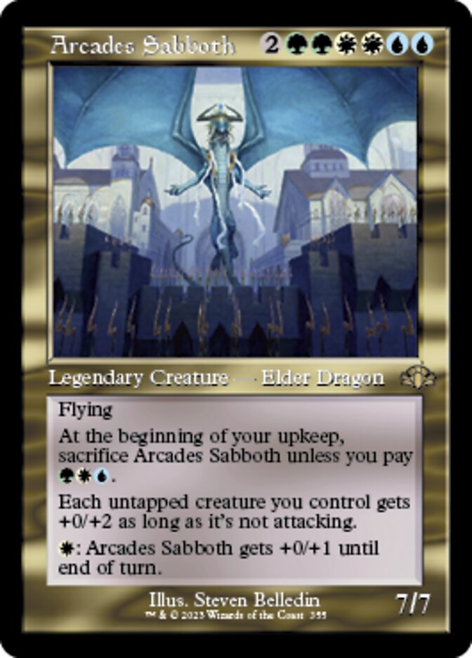 Arcades Sabboth (Retro) [Dominaria Remastered] Magic: The Gathering