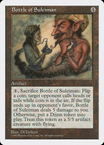 Bottle of Suleiman [Fifth Edition] Magic: The Gathering