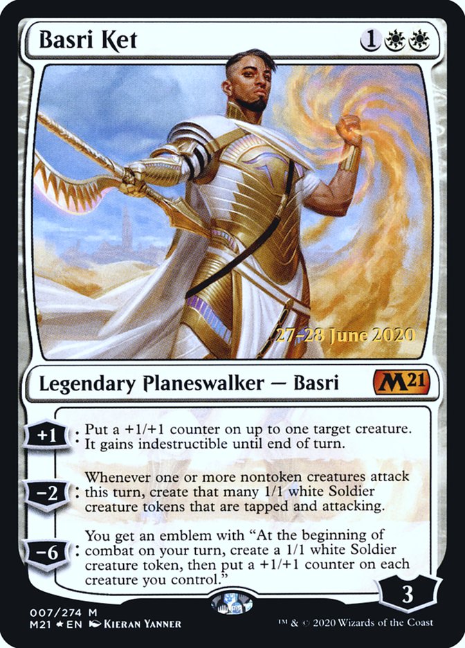 Basri Ket [Core Set 2021 Prerelease Promos] Magic: The Gathering