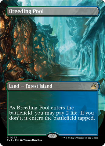 Breeding Pool (Borderless) [Ravnica Remastered] Magic: The Gathering