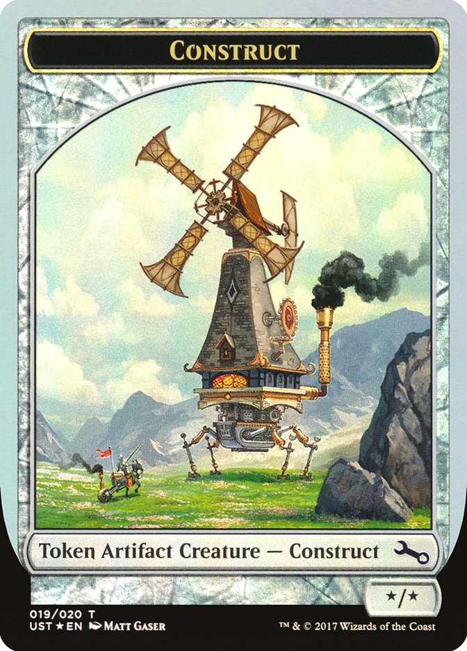 Construct Token [Unstable Tokens] Magic: The Gathering