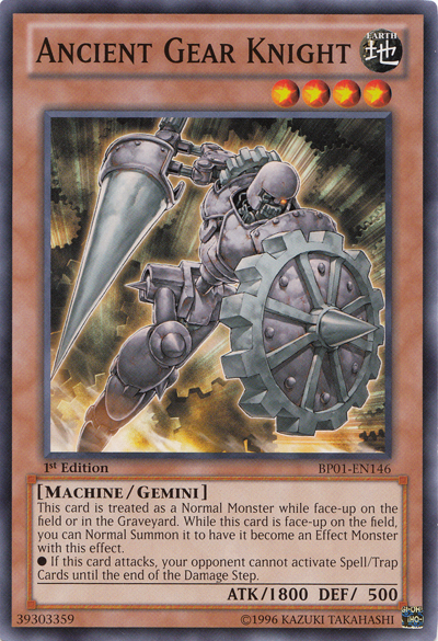 Ancient Gear Knight [BP01-EN146] Common Yu-Gi-Oh!