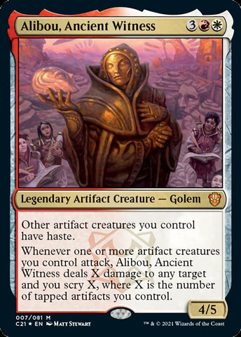 Alibou, Ancient Witness [Commander 2021] Magic: The Gathering