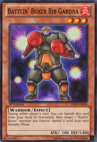 Battlin' Boxer Rib Gardna [SHSP-EN006] Common Yu-Gi-Oh!