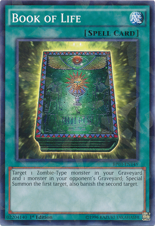 Book of Life [BP03-EN145] Shatterfoil Rare Yu-Gi-Oh!