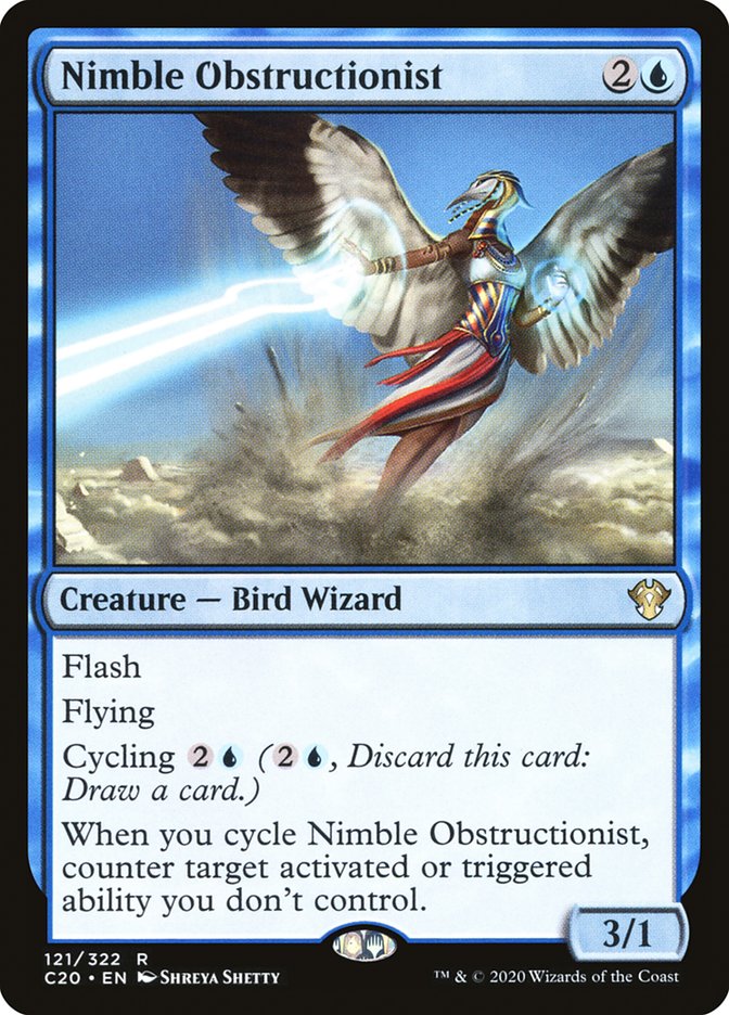 Nimble Obstructionist [Commander 2020] Magic: The Gathering