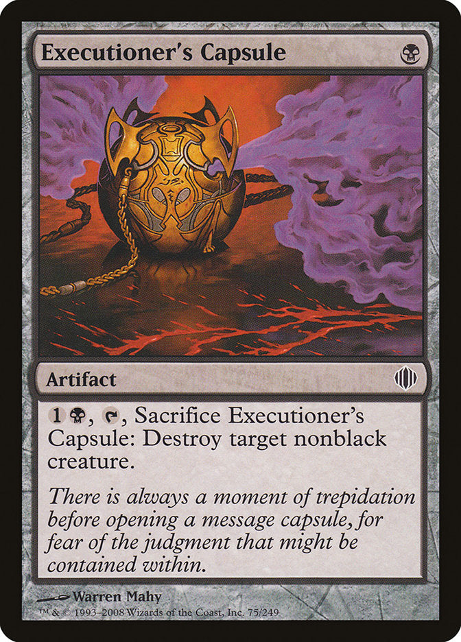 Executioner's Capsule [Shards of Alara] Magic: The Gathering