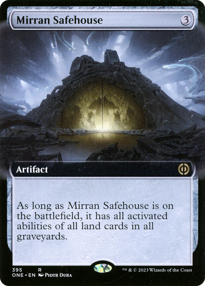 Mirran Safehouse (Extended Art) [Phyrexia: All Will Be One] Magic: The Gathering