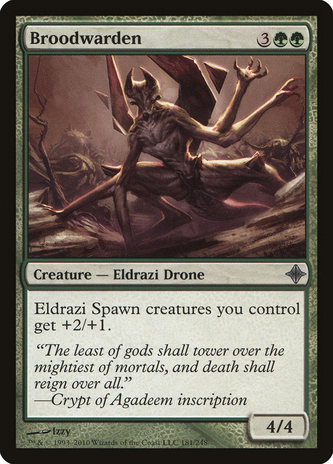 Broodwarden [Rise of the Eldrazi] Magic: The Gathering