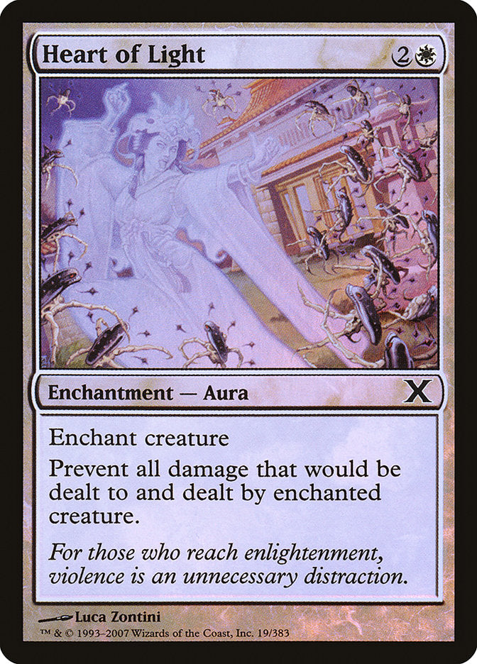 Heart of Light (Premium Foil) [Tenth Edition] Magic: The Gathering