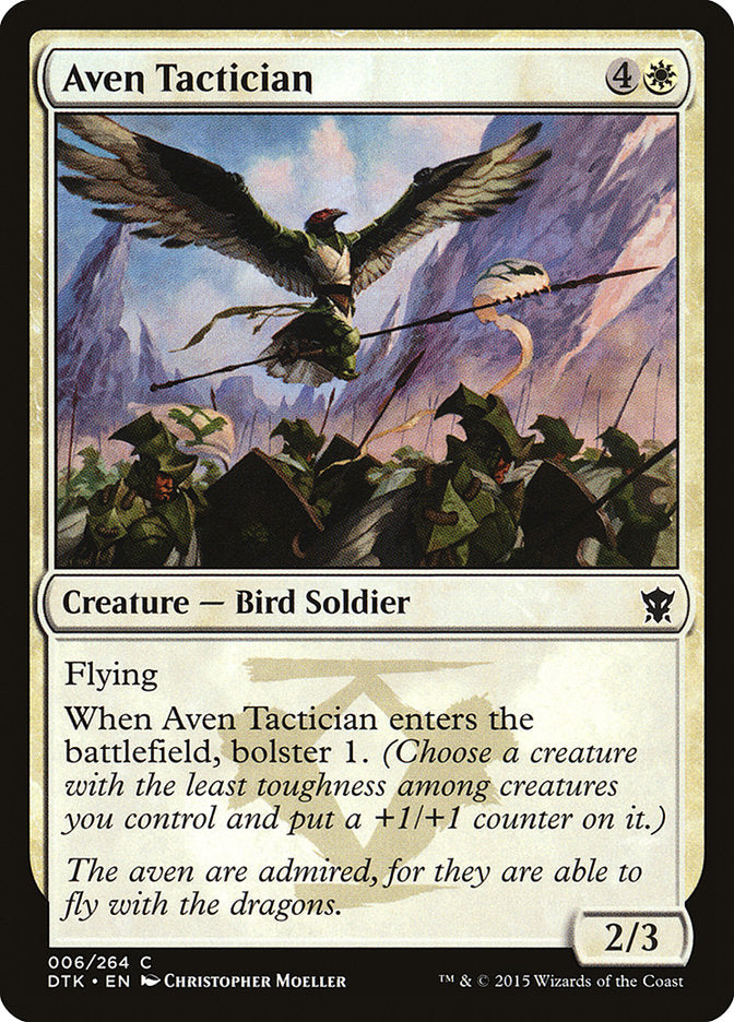 Aven Tactician [Dragons of Tarkir] Magic: The Gathering