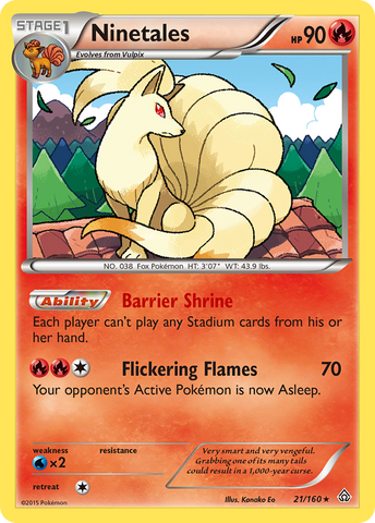 Ninetales (21/160) [XY: Primal Clash] Pokémon