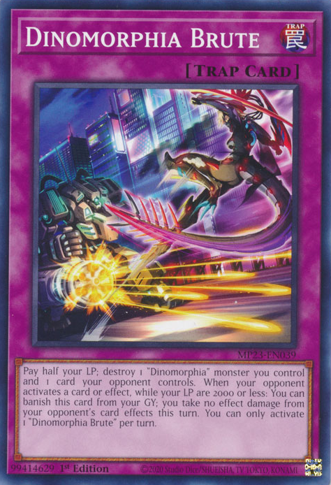 Dinomorphia Brute [MP23-EN039] Common Yu-Gi-Oh!