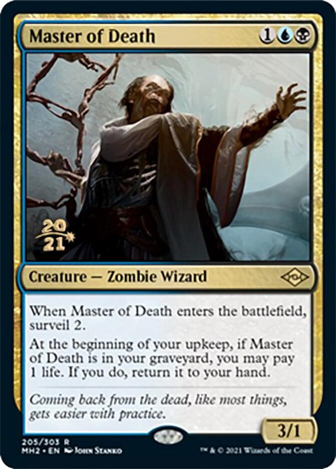 Master of Death [Modern Horizons 2 Prerelease Promos] Magic: The Gathering