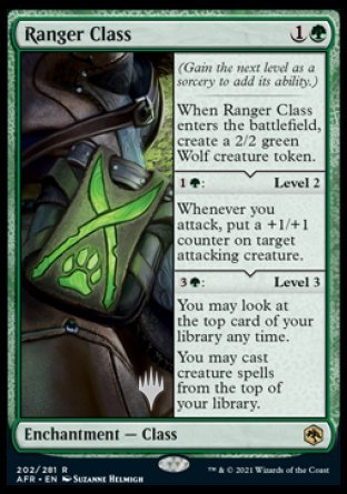 Ranger Class (Promo Pack) [Dungeons & Dragons: Adventures in the Forgotten Realms Promos] Magic: The Gathering