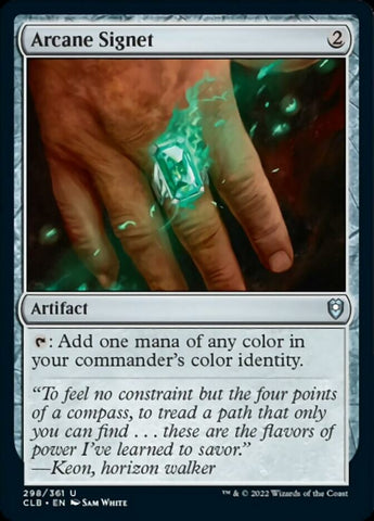Arcane Signet [Commander Legends: Battle for Baldur's Gate] Magic: The Gathering