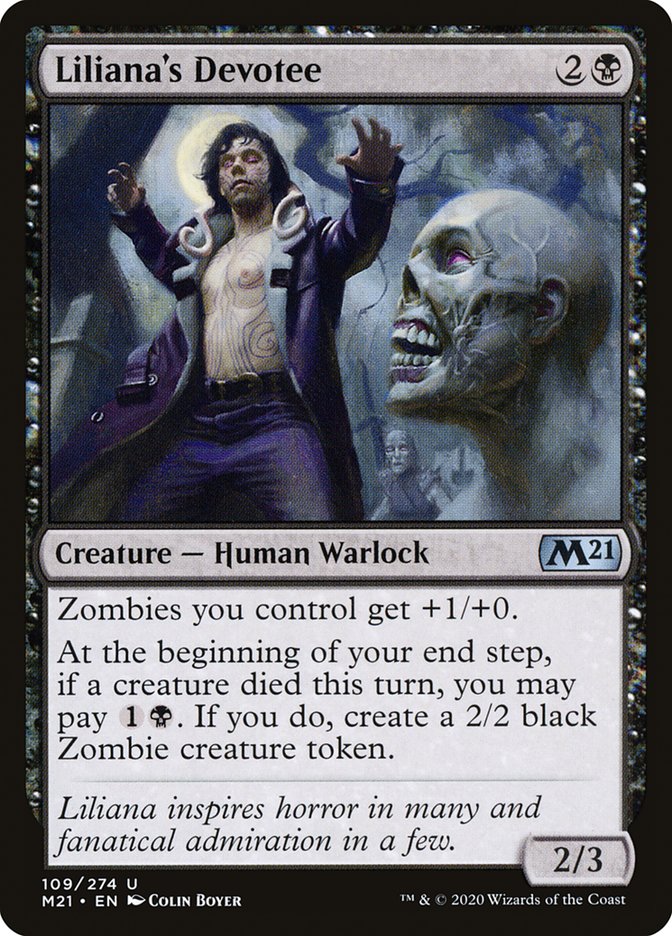 Liliana's Devotee [Core Set 2021] Magic: The Gathering