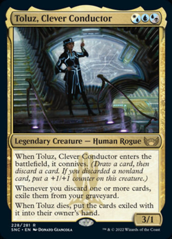 Toluz, Clever Conductor [Streets of New Capenna] Magic: The Gathering