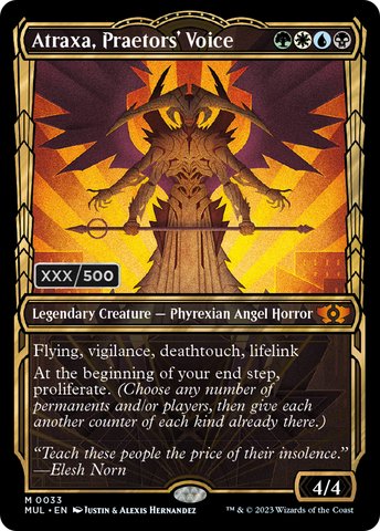 Atraxa, Praetors' Voice (Serialized) [Multiverse Legends] Magic: The Gathering