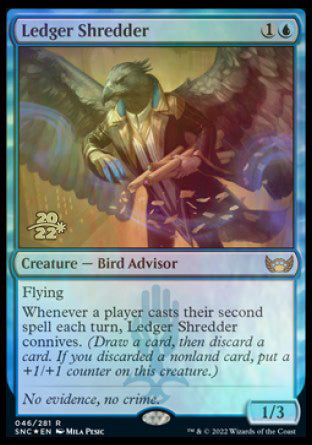 Ledger Shredder [Streets of New Capenna Prerelease Promos] Magic: The Gathering