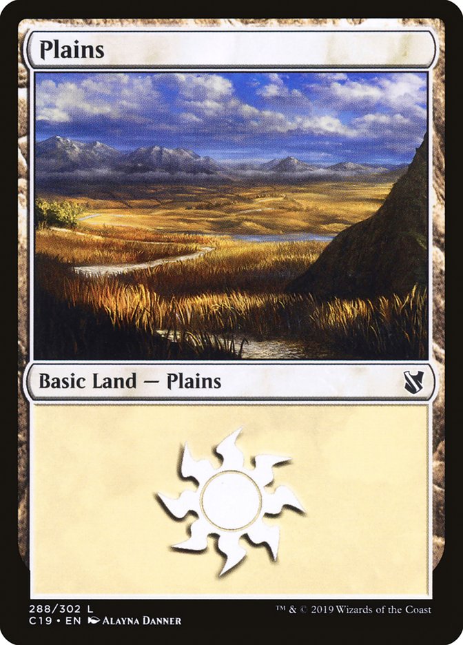 Plains (288) [Commander 2019] Magic: The Gathering