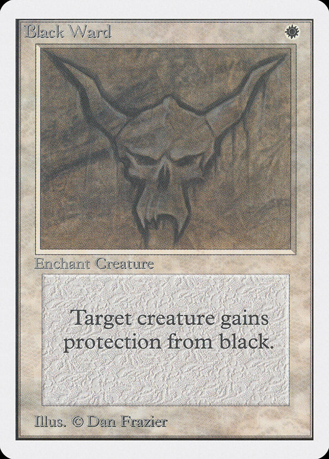 Black Ward [Unlimited Edition] Magic: The Gathering