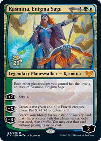 Kasmina, Enigma Sage [Strixhaven: School of Mages Prerelease Promos] Magic: The Gathering