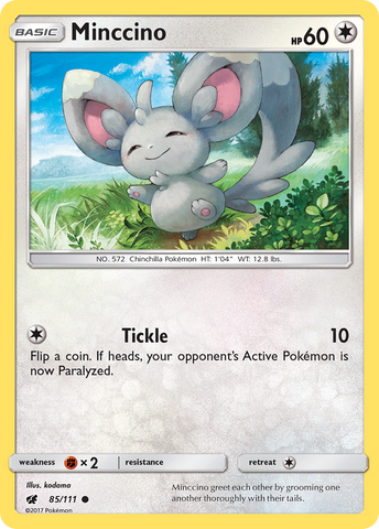 Minccino (85/111) [Sun & Moon: Crimson Invasion] Pokémon