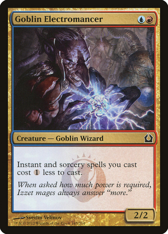 Goblin Electromancer [Return to Ravnica] Magic: The Gathering
