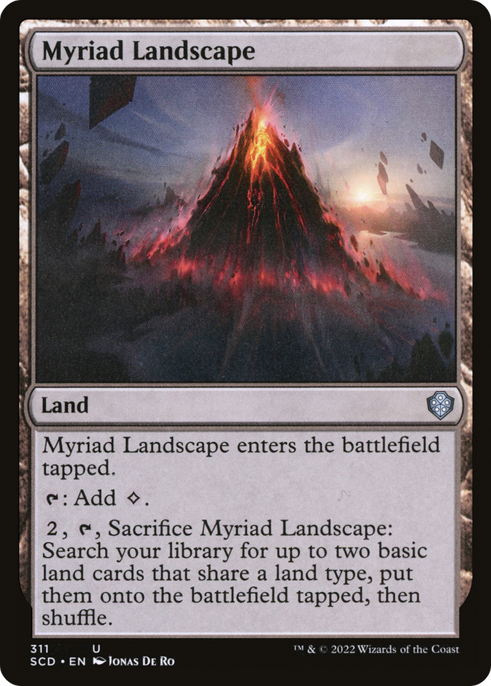 Myriad Landscape [Starter Commander Decks] Magic: The Gathering
