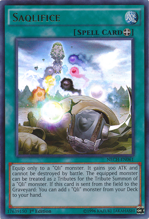 Saqlifice [NECH-EN061] Ultra Rare Yu-Gi-Oh!