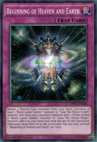Beginning of Heaven and Earth [MP17-EN225] Common Yu-Gi-Oh!