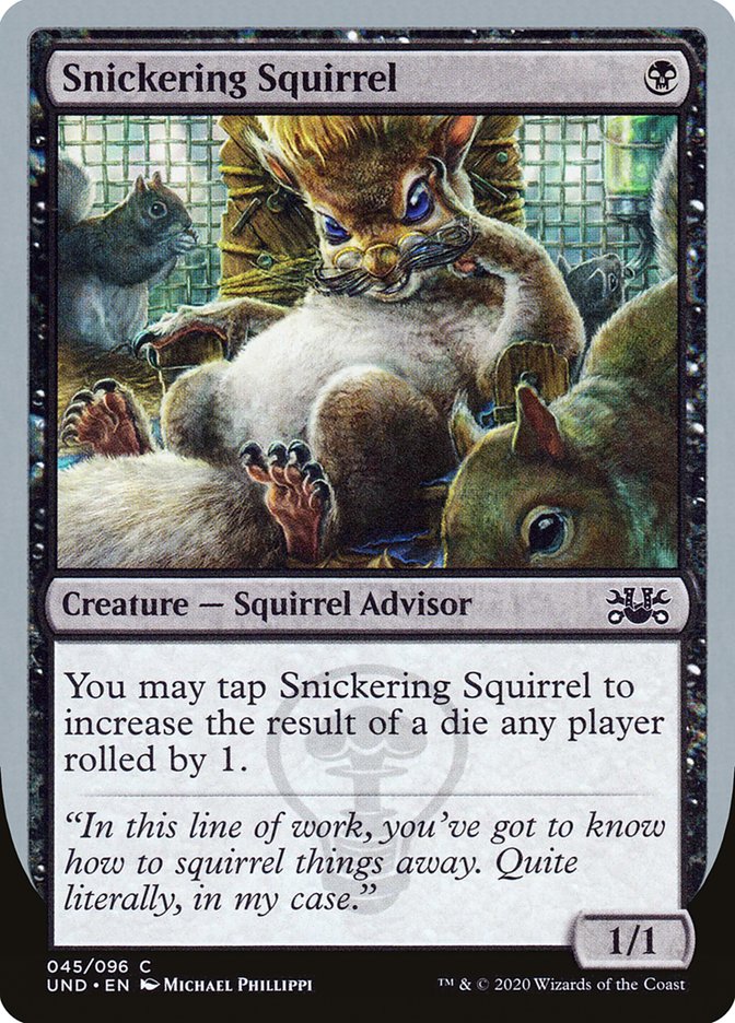 Snickering Squirrel [Unsanctioned] Magic: The Gathering