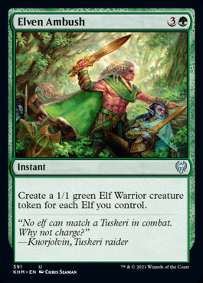Elven Ambush [Kaldheim] Magic: The Gathering