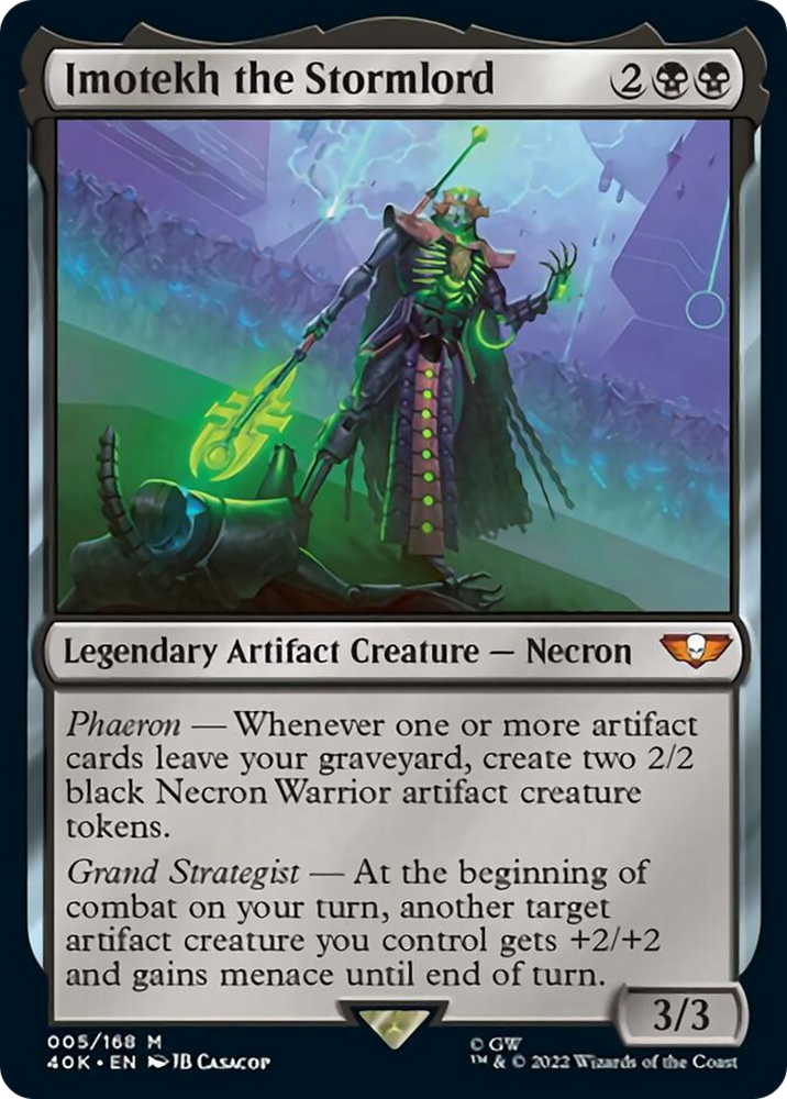 Imotekh the Stormlord (Surge Foil) [Warhammer 40,000] Magic: The Gathering