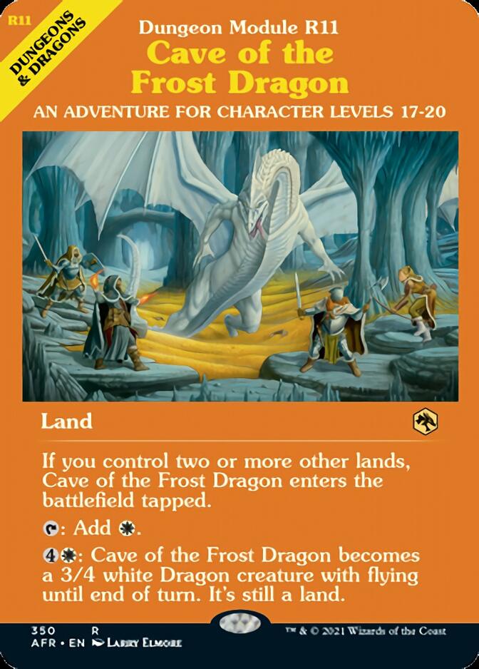 Cave of the Frost Dragon (Dungeon Module) [Dungeons & Dragons: Adventures in the Forgotten Realms] Magic: The Gathering