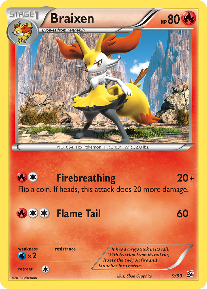Braixen (9/39) [XY: Kalos Starter Set] Pokémon