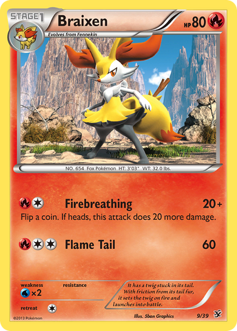 Braixen (9/39) [XY: Kalos Starter Set] Pokémon